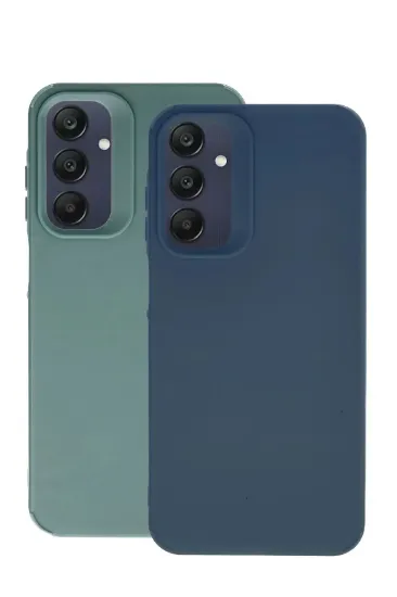 Newface Samsung Galaxy A55 5G Kılıf Petro Silikon - Mavi resmi