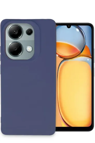 Newface Xiaomi Redmi Note 13 4G Kılıf Petro Silikon - Lacivert resmi