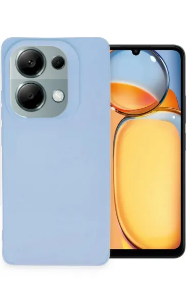 Newface Xiaomi Redmi Note 13 4G Kılıf Petro Silikon - Mavi resmi