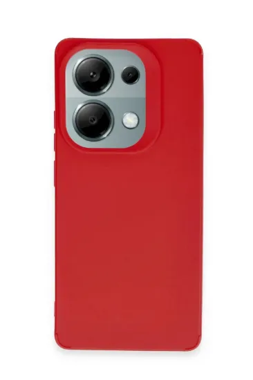 Newface Xiaomi Redmi Note 13 4G Kılıf Petro Silikon - Kırmızı resmi