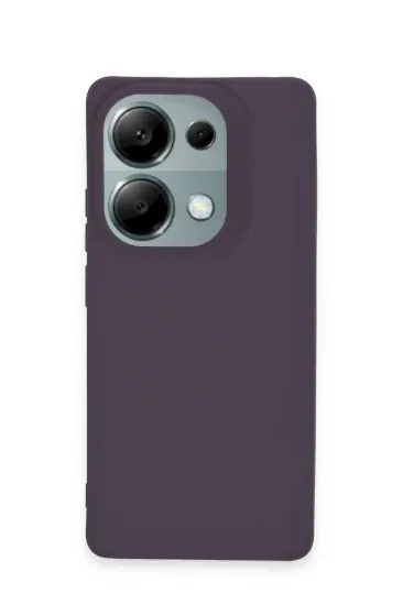Newface Xiaomi Redmi Note 13 Pro 4G Kılıf Petro Silikon - Mürdüm resmi