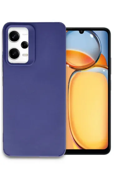 Newface Xiaomi Redmi Note 12 Pro 4G Kılıf Petro Silikon - Lacivert resmi
