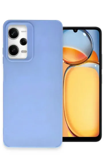 Newface Xiaomi Redmi Note 12 Pro 4G Kılıf Petro Silikon - Mavi resmi