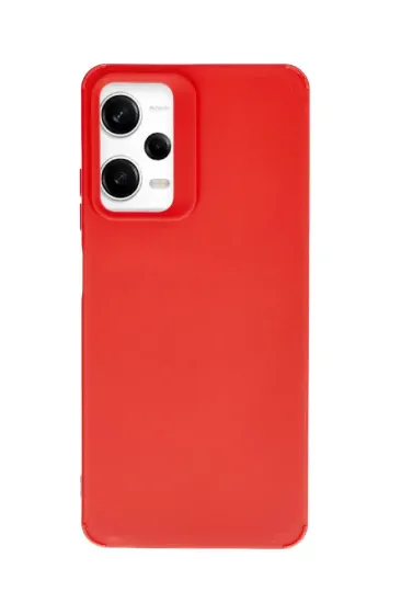 Newface Xiaomi Redmi Note 12 Pro 4G Kılıf Petro Silikon - Kırmızı resmi