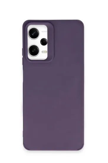 Newface Xiaomi Redmi Note 12 Pro 4G Kılıf Petro Silikon - Mürdüm resmi