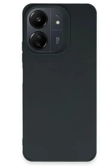 Newface Xiaomi Redmi 13C Kılıf Petro Silikon - Siyah resmi