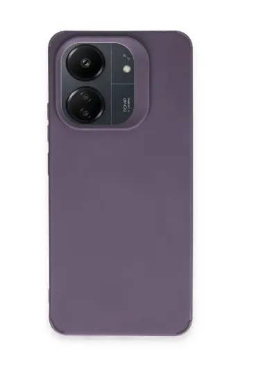Newface Xiaomi Redmi 13C Kılıf Petro Silikon - Mürdüm resmi
