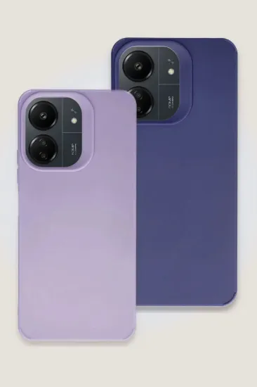 Newface Xiaomi Redmi 13C Kılıf Petro Silikon - Mürdüm resmi