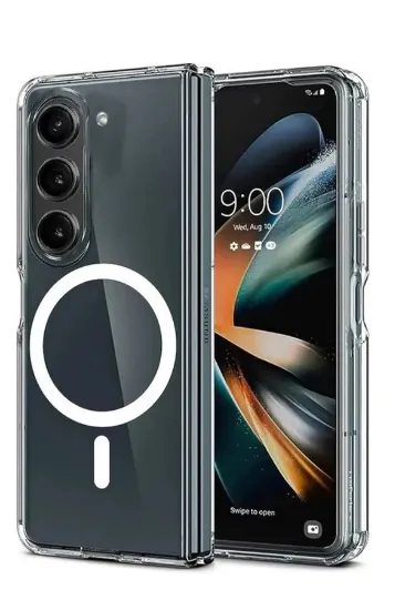 Newface Samsung Galaxy Z Fold 6 Kılıf Magneticsafe Şeffaf Silikon - Şeffaf resmi