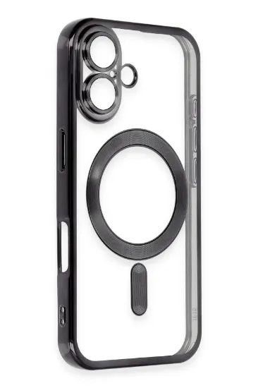 Newface iPhone 16 Plus Kılıf Kross Magneticsafe Kapak - Siyah resmi