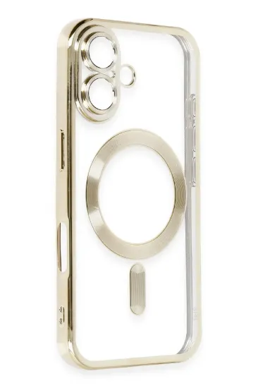 Newface iPhone 16 Plus Kılıf Kross Magneticsafe Kapak - Gold resmi