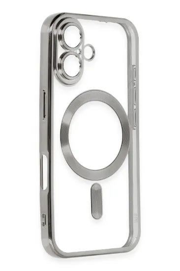 Newface iPhone 16 Plus Kılıf Kross Magneticsafe Kapak - Titan Gri resmi