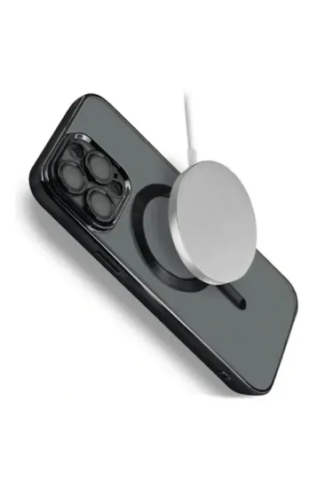 Newface iPhone 16 Pro Max Kılıf Kross Magneticsafe Kapak - Siyah resmi