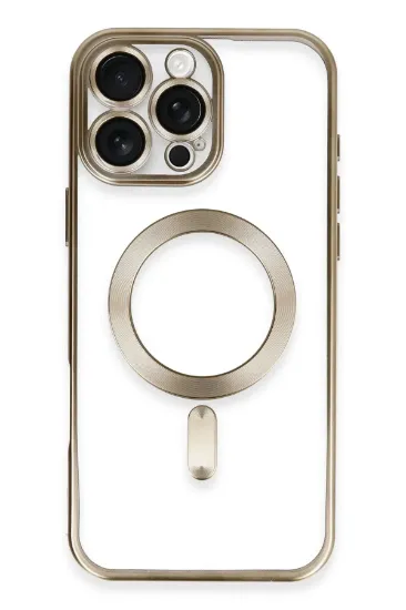 Newface iPhone 16 Pro Max Kılıf Kross Magneticsafe Kapak - Kahverengi resmi