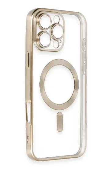 Newface iPhone 16 Pro Max Kılıf Kross Magneticsafe Kapak - Kahverengi resmi