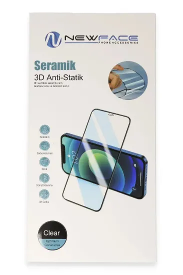 Newface iPhone 16 Plus 3D Antistatik Seramik Nano Ekran Koruyucu resmi