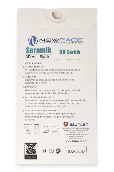 Newface iPhone 16 Plus 3D Antistatik Seramik Nano Ekran Koruyucu resmi