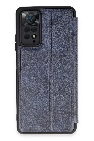 Newface Xiaomi Redmi Note 12 Pro 4G Kılıf Flip Cover - Lacivert resmi