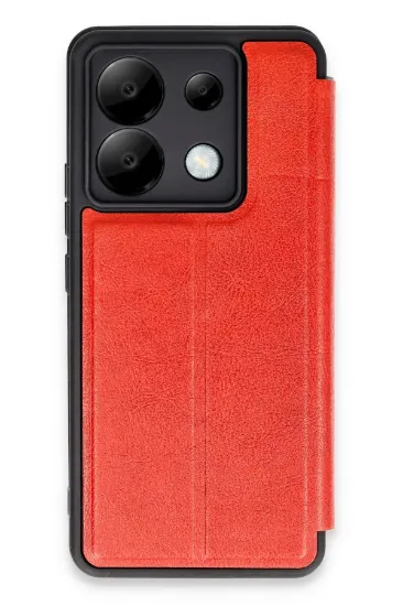 Newface Xiaomi Redmi Note 13 Pro 5G Kılıf Flip Cover - Kırmızı resmi
