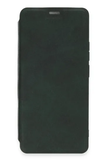 Newface Xiaomi Redmi Note 13 4G Kılıf Flip Cover - Koyu Yeşil resmi