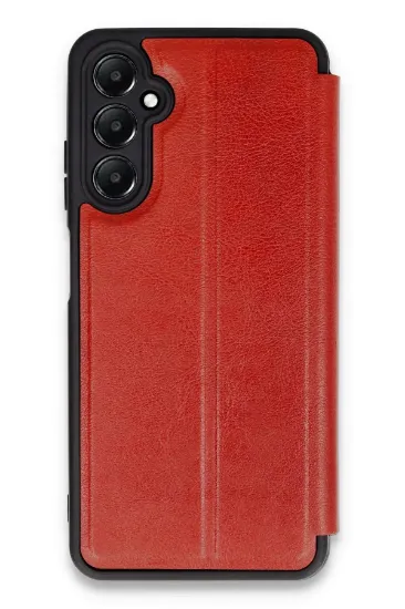 Newface Samsung Galaxy A05S Kılıf Flip Cover - Kırmızı resmi