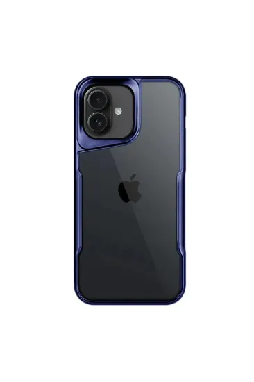 Newface iPhone 16 Kılıf Boyi Silikon Kapak - Lacivert resmi