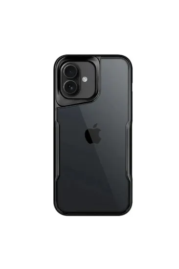 Newface iPhone 16 Plus Kılıf Boyi Silikon Kapak - Siyah resmi