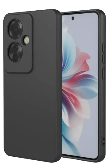 Newface Oppo Reno 11F Kılıf First Silikon - Siyah resmi