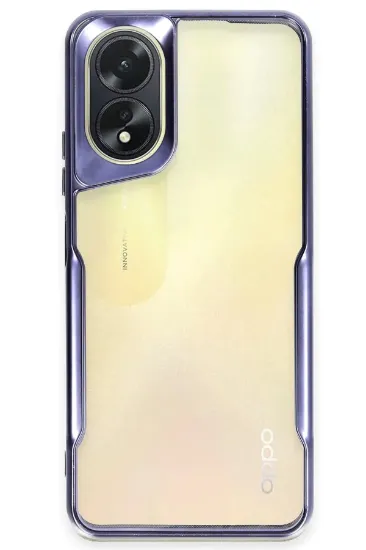 Newface Oppo A38 Kılıf Boyi Silikon Kapak - Lacivert resmi