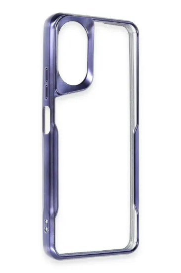 Newface Oppo A38 Kılıf Boyi Silikon Kapak - Lacivert resmi