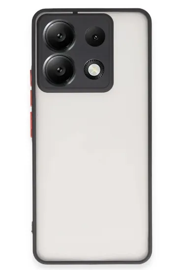 Newface Xiaomi Redmi Note 13 5G Kılıf Montreal Silikon Kapak - Siyah resmi