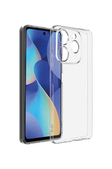 Newface General Mobile Era 30 Kılıf Lüx Şeffaf Silikon resmi
