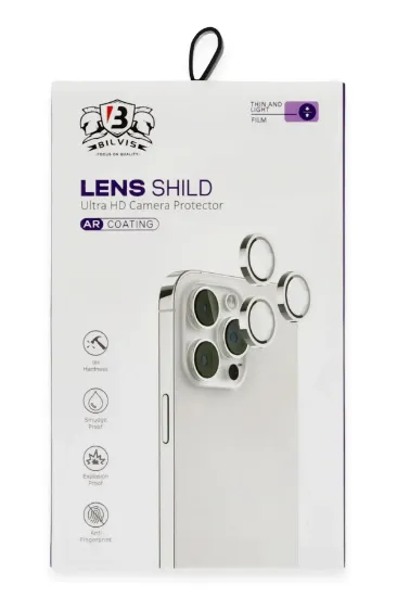 Newface iPhone 16 Bilvis Titan Kamera Lens - Siyah resmi