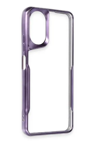 Newface Realme 12 Lite Kılıf Boyi Silikon Kapak - Derin Mor resmi