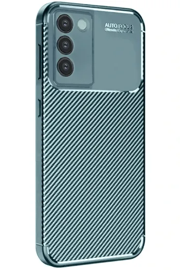 Newface Vivo V30 Lite 4G Kılıf Auto Focus Karbon Kapak - Koyu Yeşil resmi