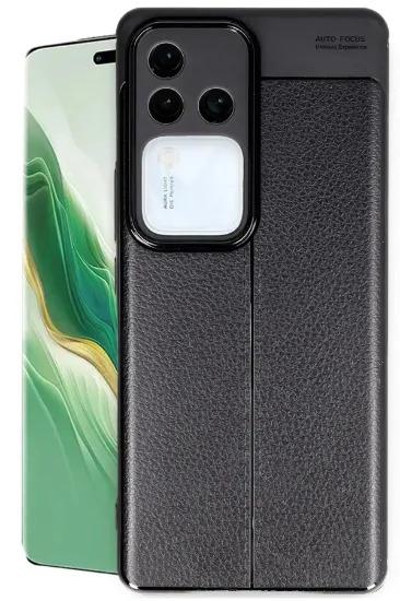 Newface Vivo V30 5G Kılıf Auto Focus Kapak - Siyah resmi