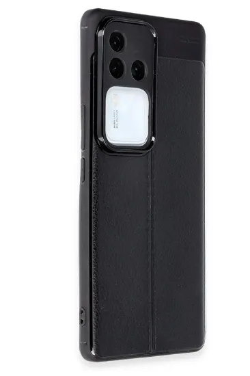 Newface Vivo V30 5G Kılıf Auto Focus Kapak - Siyah resmi