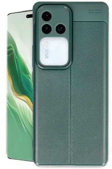 Newface Vivo V30 5G Kılıf Auto Focus Kapak - Koyu Yeşil resmi