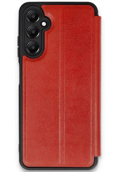 Newface Samsung Galaxy A35 5G Kılıf Flip Cover - Kırmızı resmi