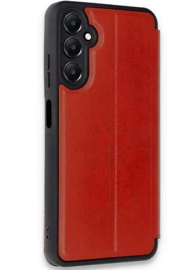 Newface Samsung Galaxy A35 5G Kılıf Flip Cover - Kırmızı resmi