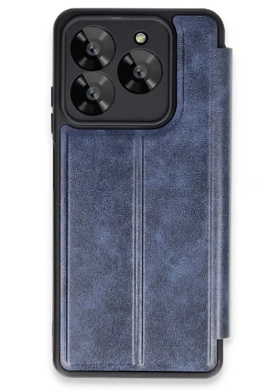 Newface General Mobile Era 30 Kılıf Flip Cover - Lacivert resmi