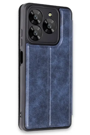 Newface General Mobile Era 30 Kılıf Flip Cover - Lacivert resmi