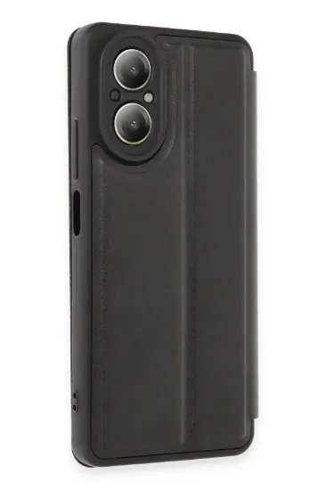 Newface Realme 12 Lite Kılıf Flip Cover - Siyah resmi