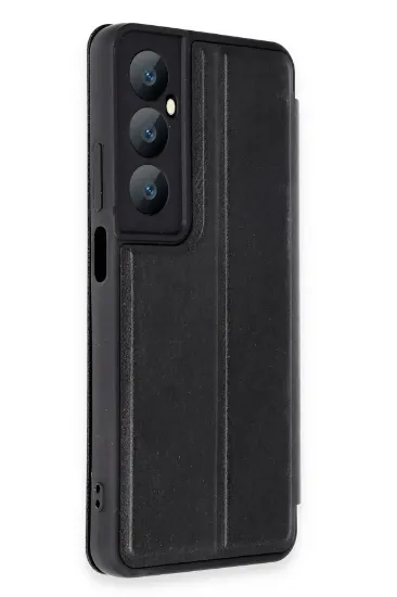 Newface Realme C65 Kılıf Flip Cover - Siyah resmi
