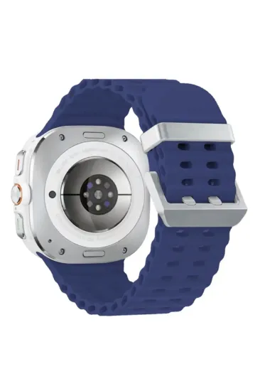Newface Watch 7 Ultra KR417 Rug Silikon Kordon - Lacivert resmi
