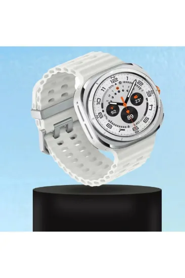 Newface Watch 7 Ultra KR417 Rug Silikon Kordon - Pudra resmi