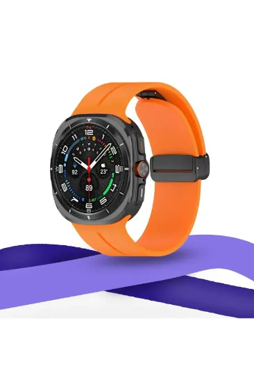 Newface Watch 7 Ultra KR418 Tender Silikon Kordon - Sierra Blue resmi