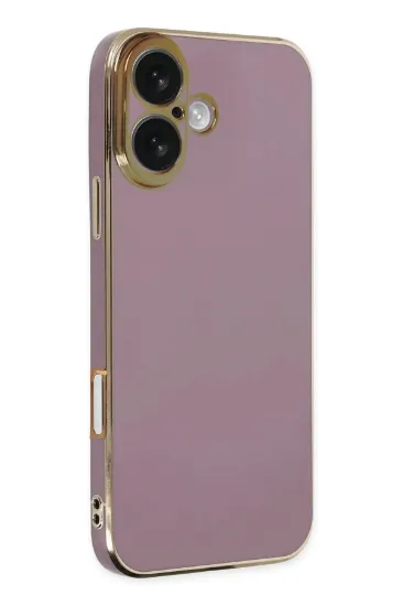 Newface iPhone 16 Kılıf Volet Silikon - Mor resmi