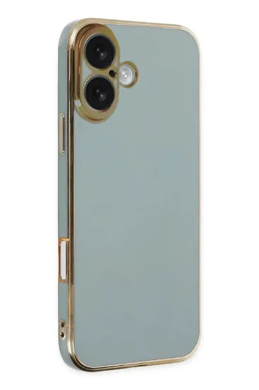 Newface iPhone 16 Kılıf Volet Silikon - Açık Yeşil resmi