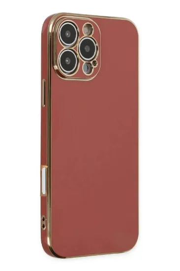 Newface iPhone 16 Pro Max Kılıf Volet Silikon - Kırmızı resmi